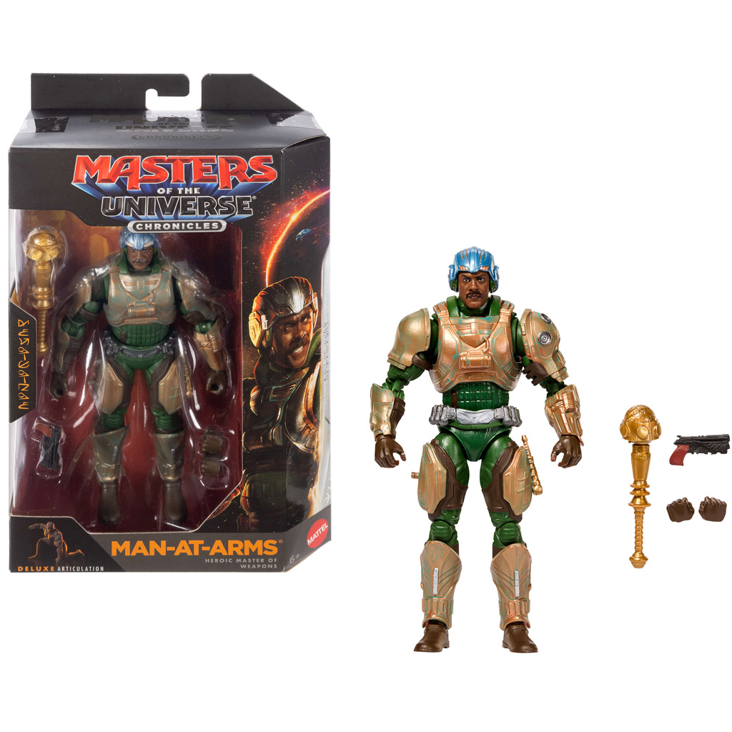 Masters of the Universe: Az univerzum védelmezői Men-At-Arms Páncélos akciófigura kiegészítőkkel 16,5 cm - Mattel kép 1