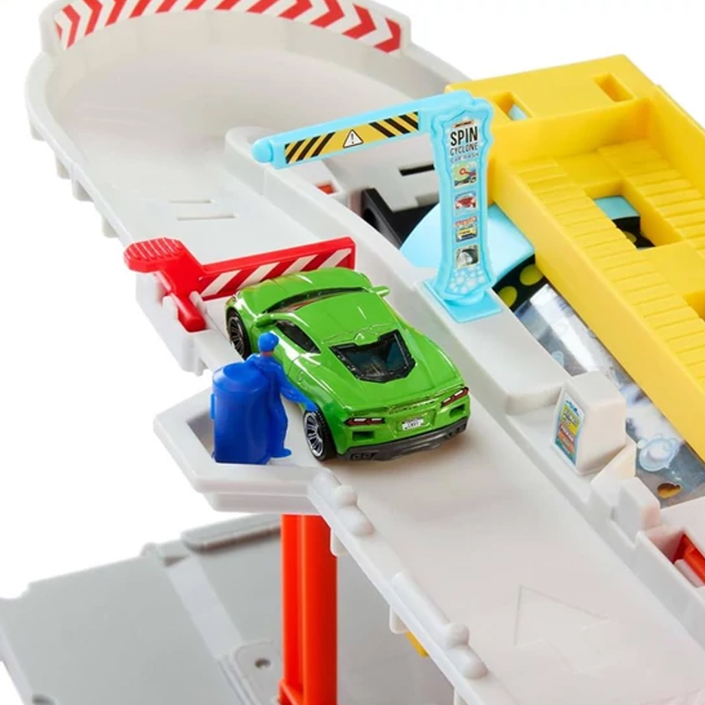 Matchbox: Spin Cyclone Autowaschanlage Spielset – Mattel kép 3