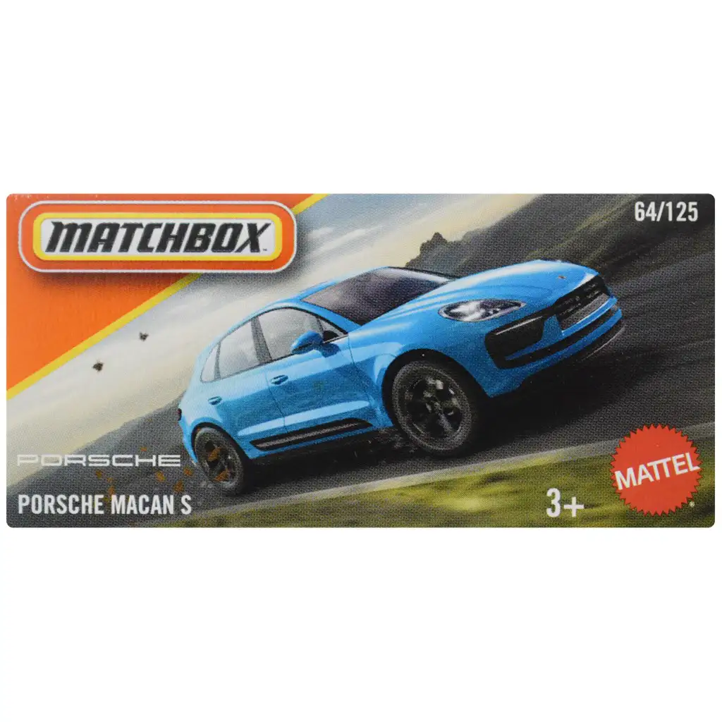 Matchbox: Papírdobozos Porsche Macan S kisautó 1/64 - Mattel kép 1