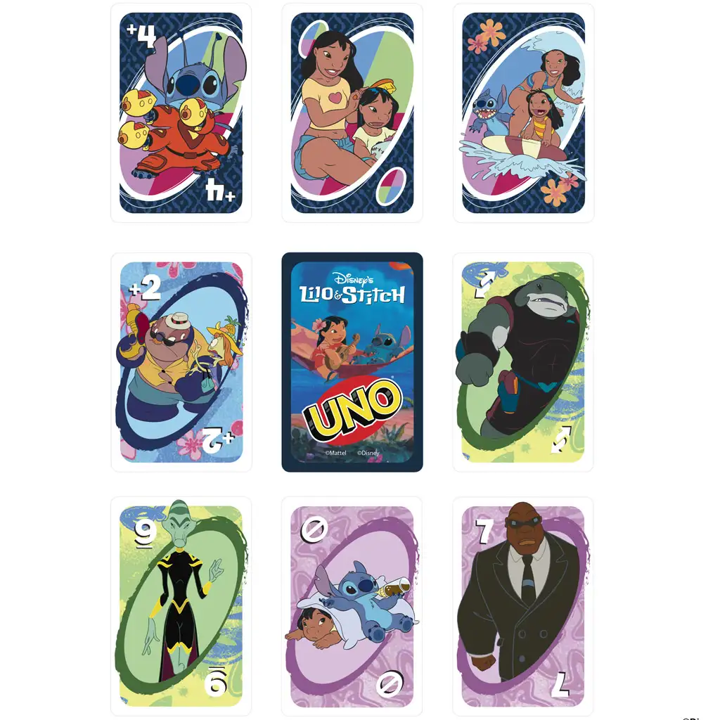 UNO: Disney Lilo und Stitch Kartenspiel - Mattel kép 2