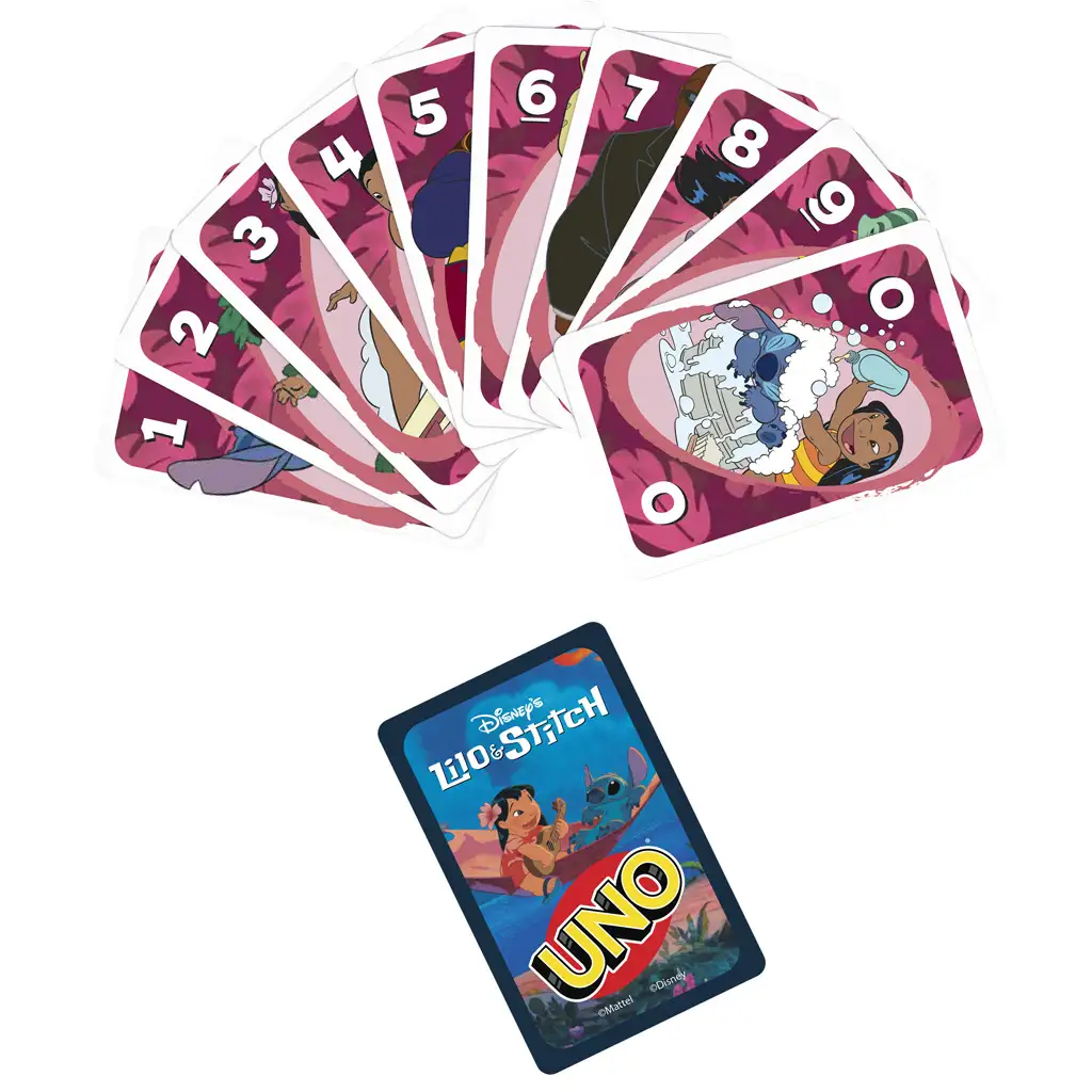 UNO: Disney Lilo und Stitch Kartenspiel - Mattel kép 3