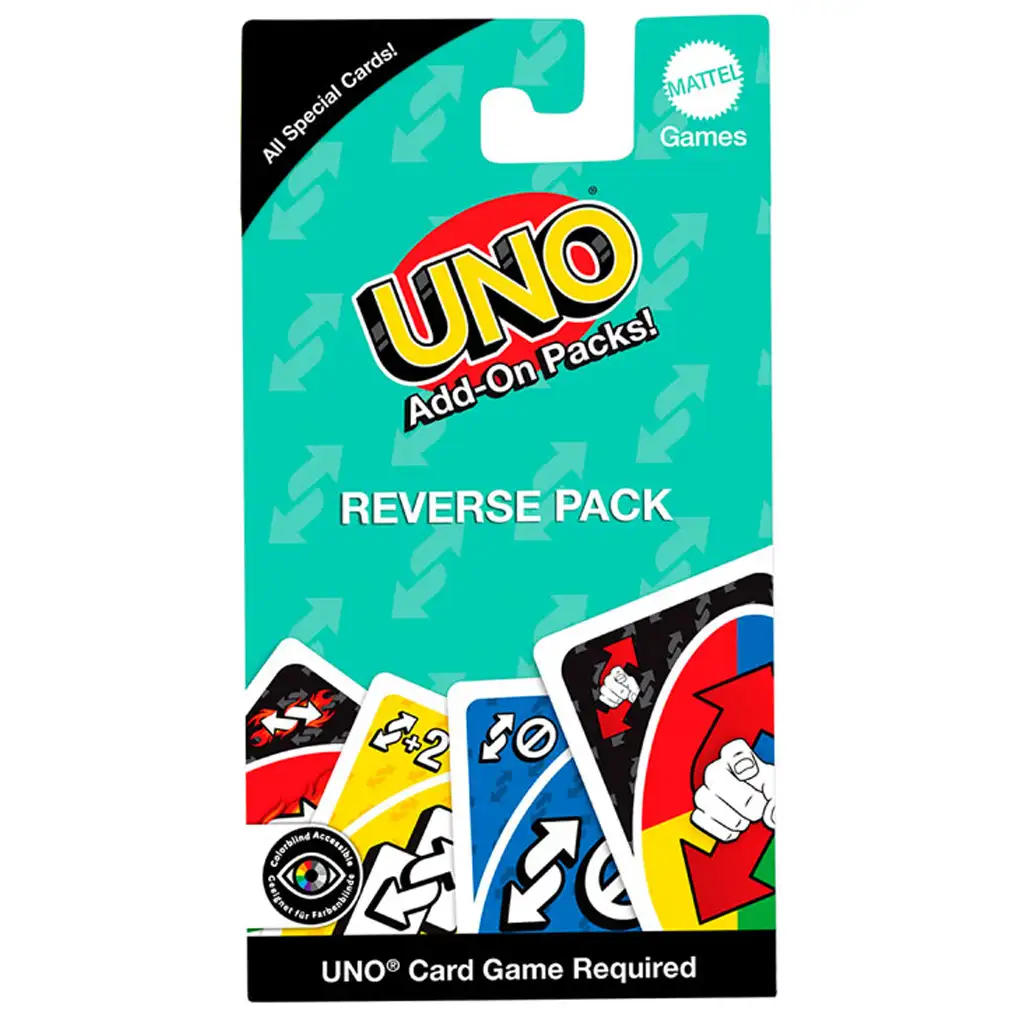UNO: Umkehrpack-Erweiterungskartenset - Mattel