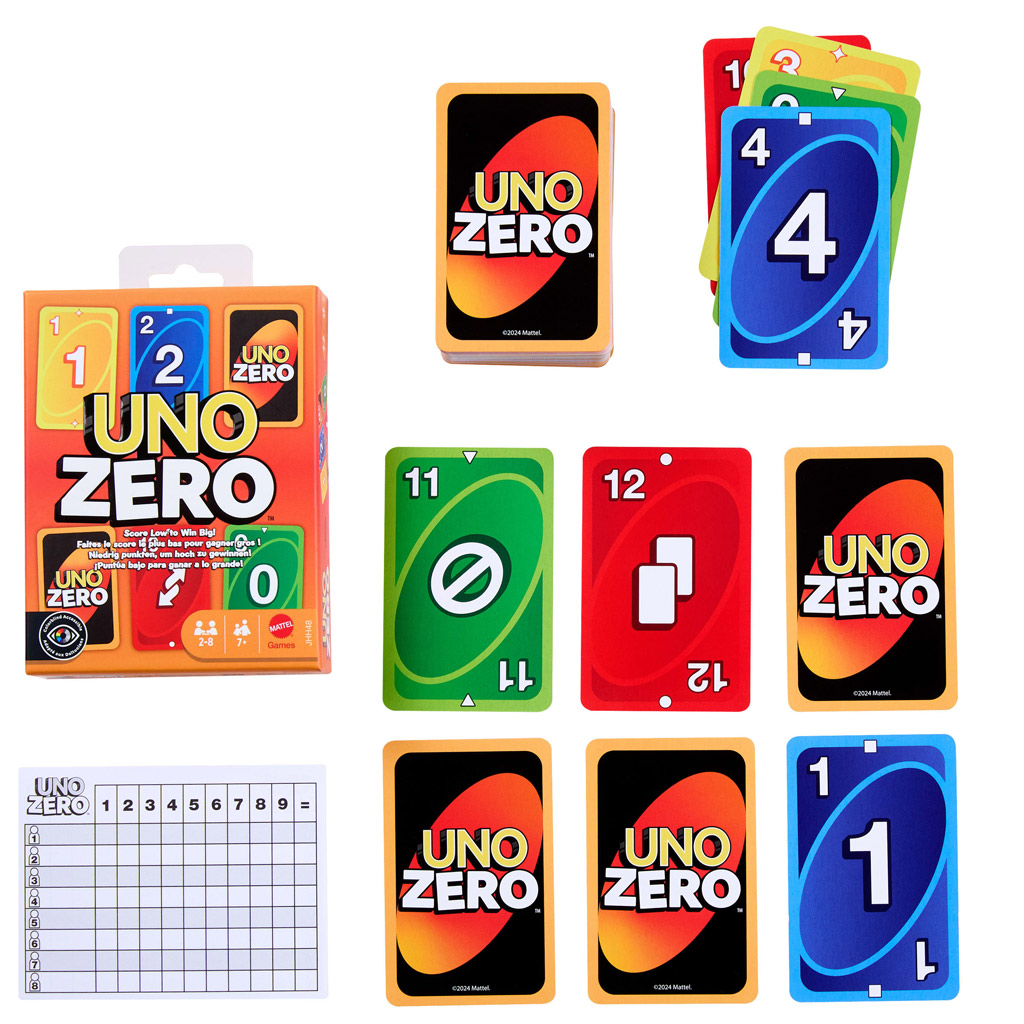 UNO Zero Kartenspiel – Mattel kép 2