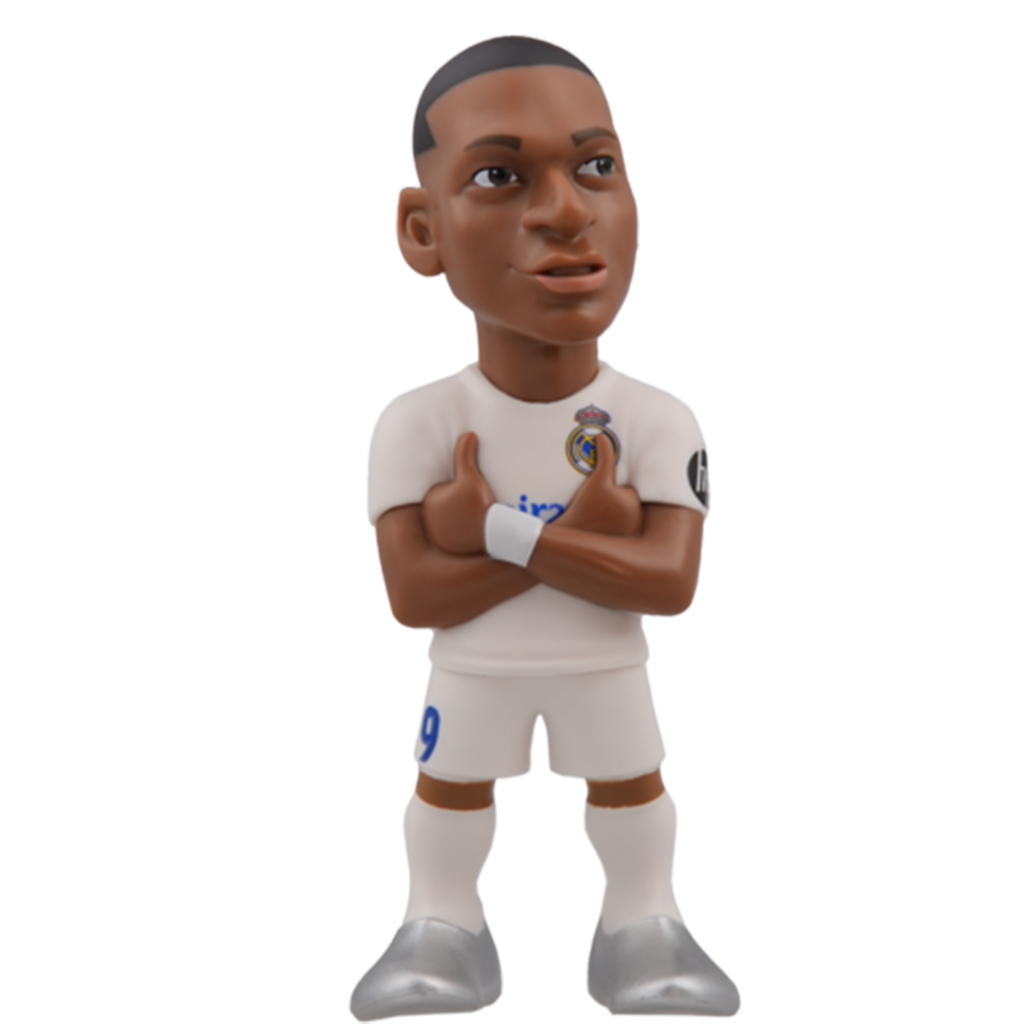 Minix: Real Madrid – Kylian Mbappé Fußballspieler-Aktionsfigur 12 cm kép 2