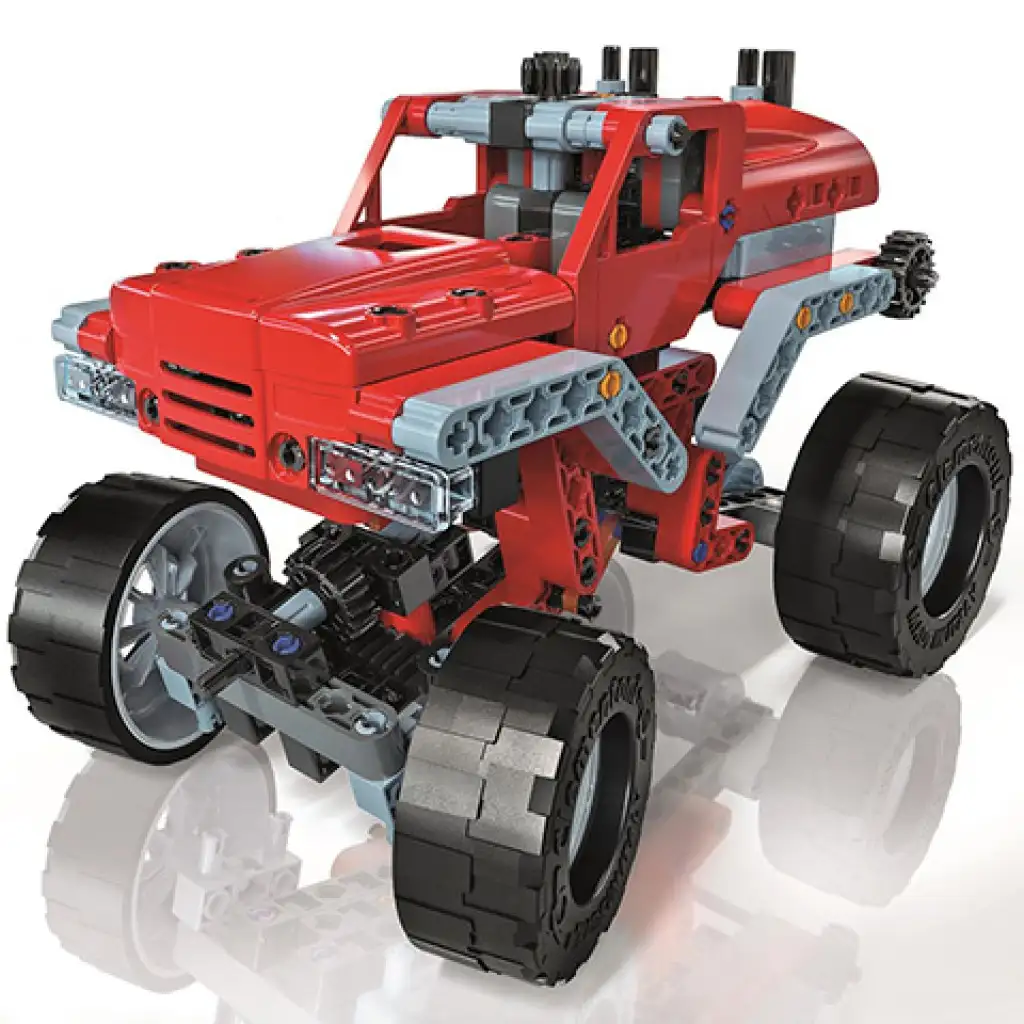Mechanikai labor Monster Truck 10 az 1-ben építőjáték - Clementoni kép 2