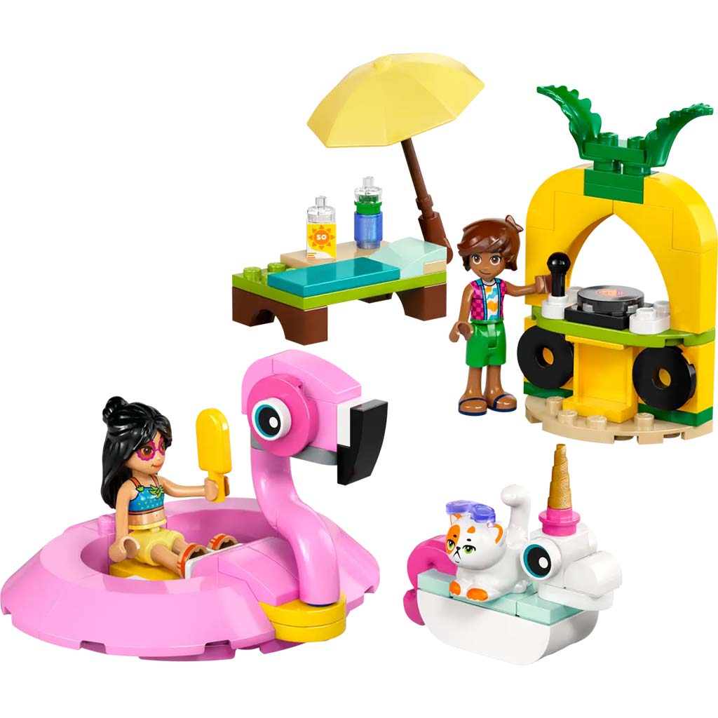 LEGO® Friends: Poolparty mit Flamingo und Einhorn (42658) kép 3