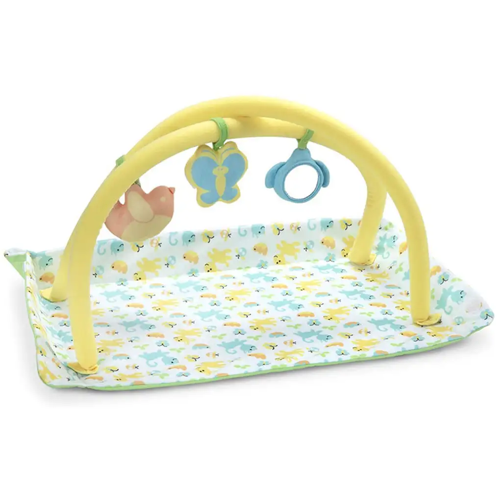 Babys und Puppenhäuser - Baby-Spielmatte mit Spielzeug - Melissa & Doug kép 3