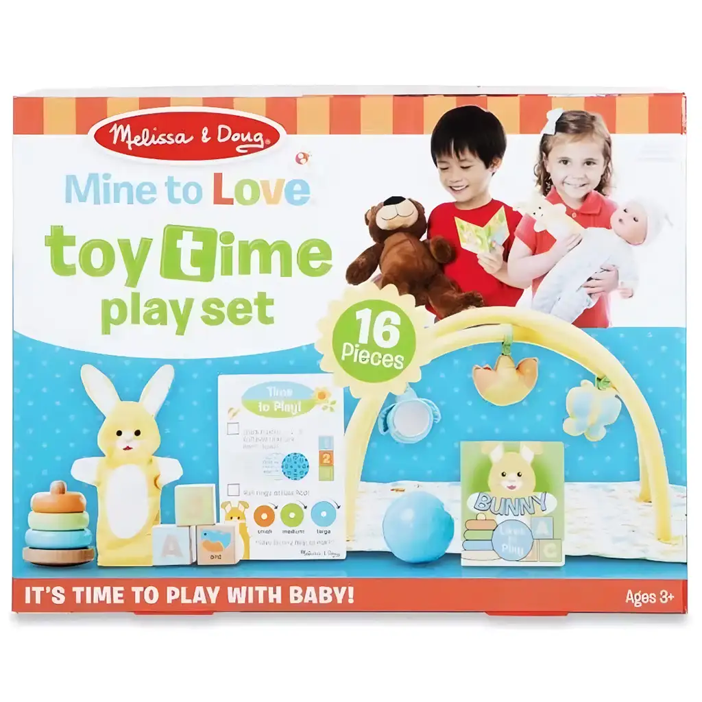 Babys und Puppenhäuser - Baby-Spielmatte mit Spielzeug - Melissa & Doug