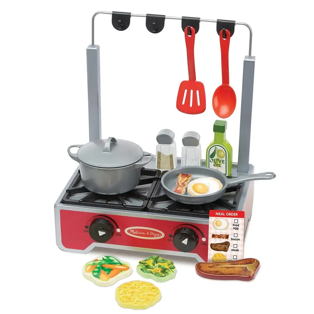 Sütés-Főzés: Delux fa sütőkészlet - Melissa & Doug kép 2