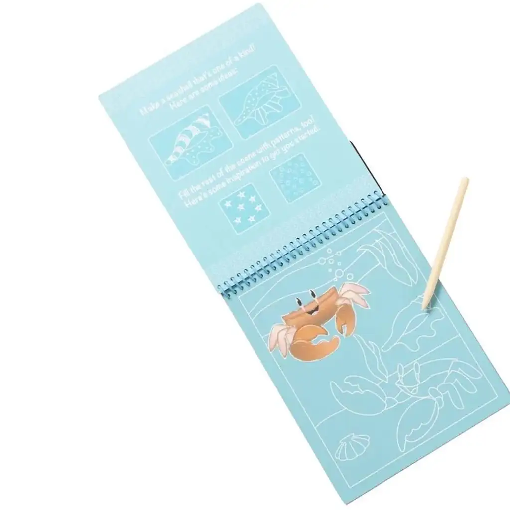 Kreativ-Set für Meeresleben Kratzbilder - Melissa & Doug kép 2