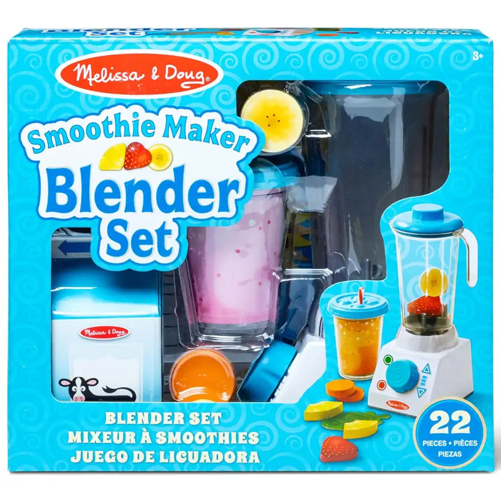 Smoothie készítő turmixgép fa kiegészítőkkel - Melissa & Doug kép 1