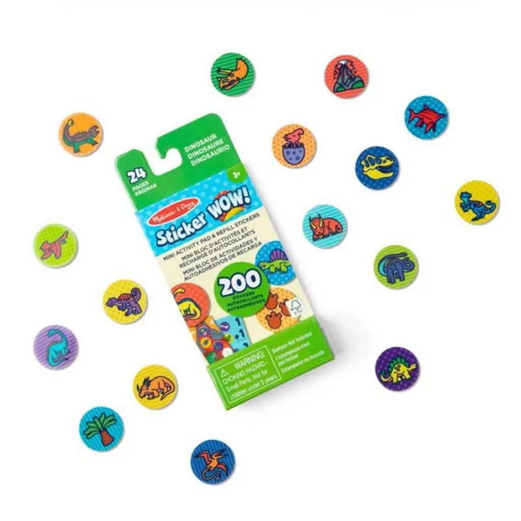 Melissa & Doug: Mini Sticker Wow! – Dinosaurier – Spin Master kép 2