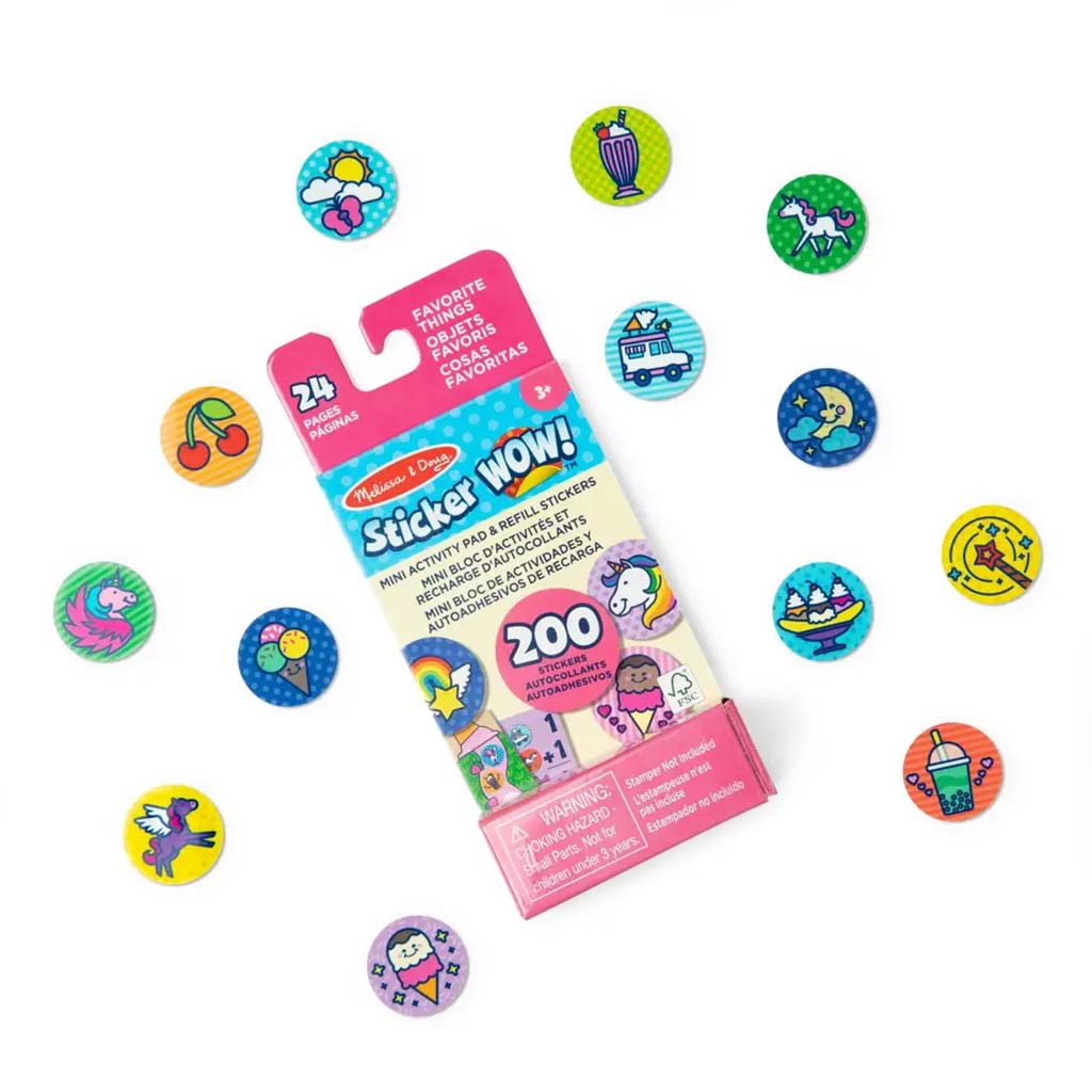 Melissa & Doug: Mini Sticker Wow! – Lieblinggegenstände – Spin Master kép 2