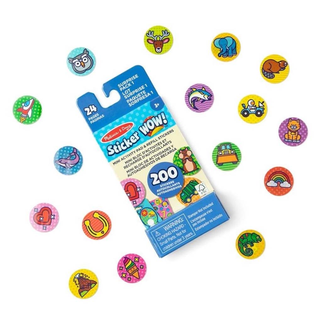 Melissa & Doug: Mini Sticker Wow! – Überraschungspaket – Spin Master kép 2