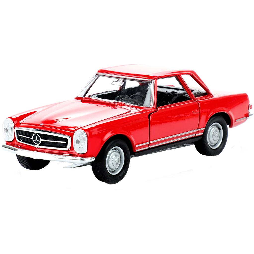 Welly: Mercedes-Benz 1963 230SL fém kisautó modell többféle változatban 11cm kép 3