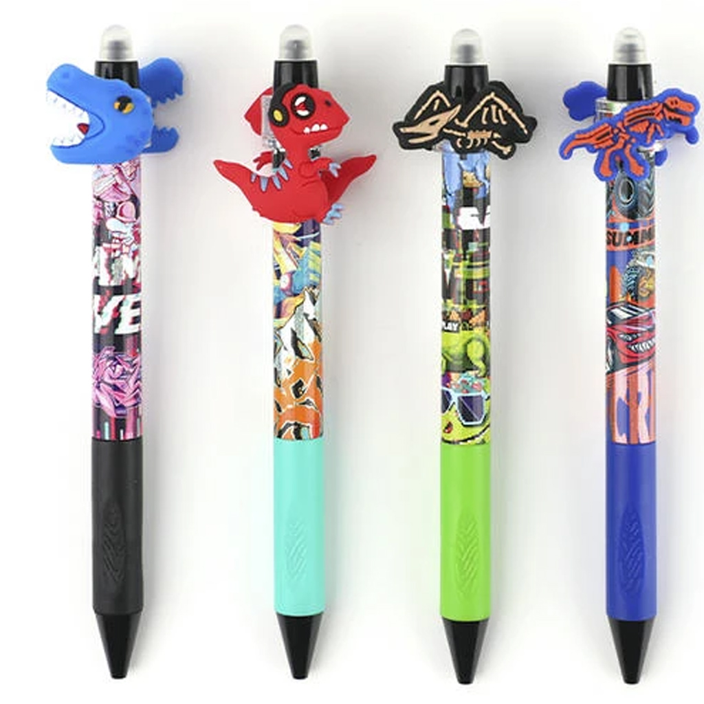 Nebulo: Wütender Dino radierbarer Druckknopf-Gelstift, verschiedene Ausführungen, 1 Stück kép 1