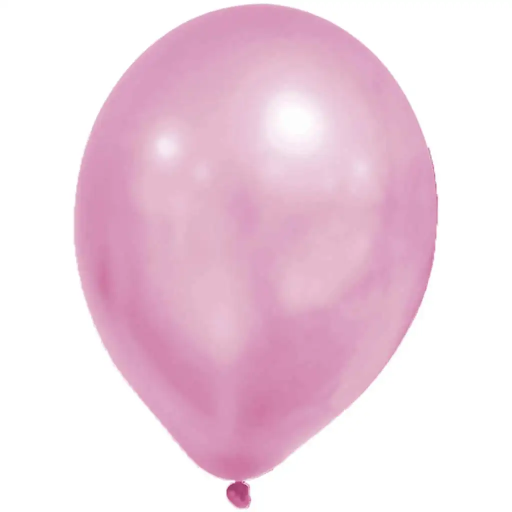 Metallic Pastellrosa Luftballons – 8er-Set