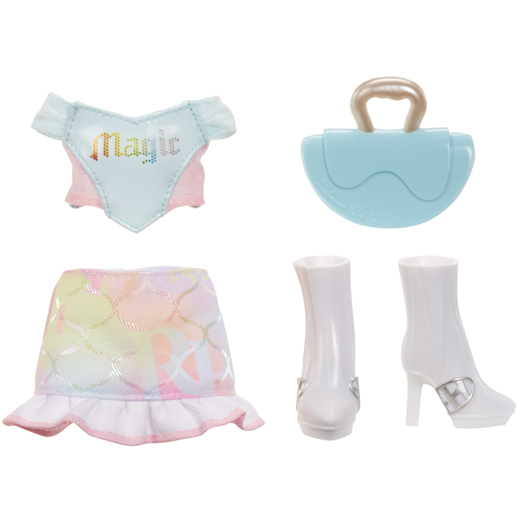 Rainbow High: Mein Modestil Amaya Raine Modepuppe mit Zubehör kép 3