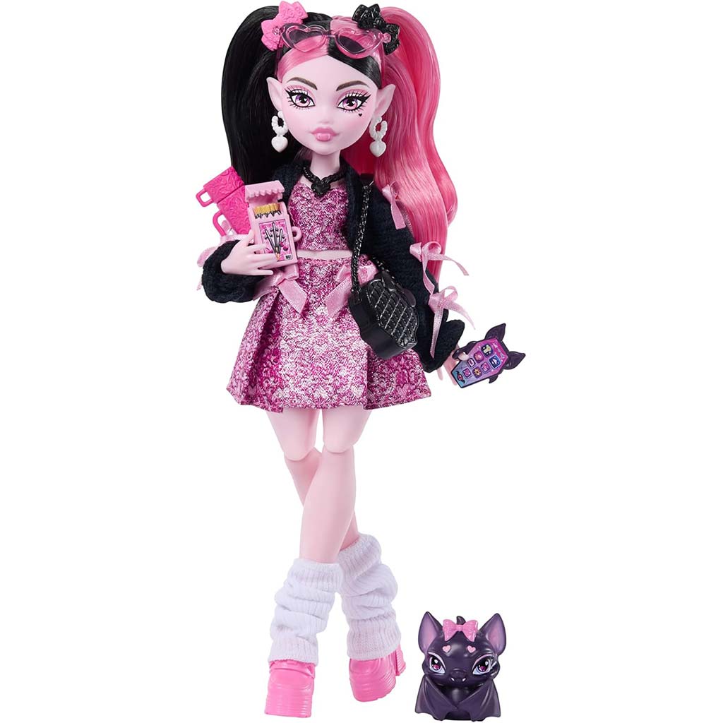 Monster High Draculaura Puppe mit Zubehör - Mattel kép 3