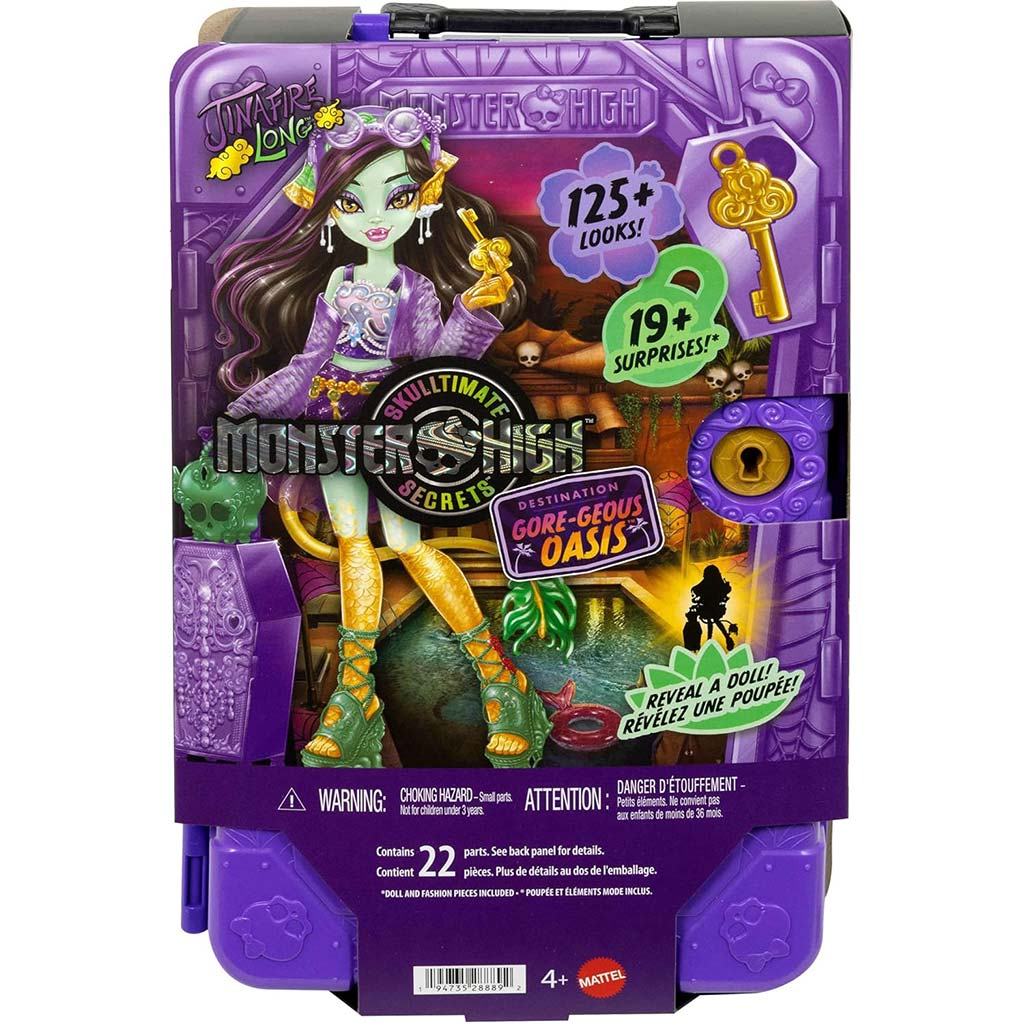 Monster High Schrecklich Gute Freunde Geheimnisse: Gruselige Reise Jinafire Long Puppe – Mattel kép 2