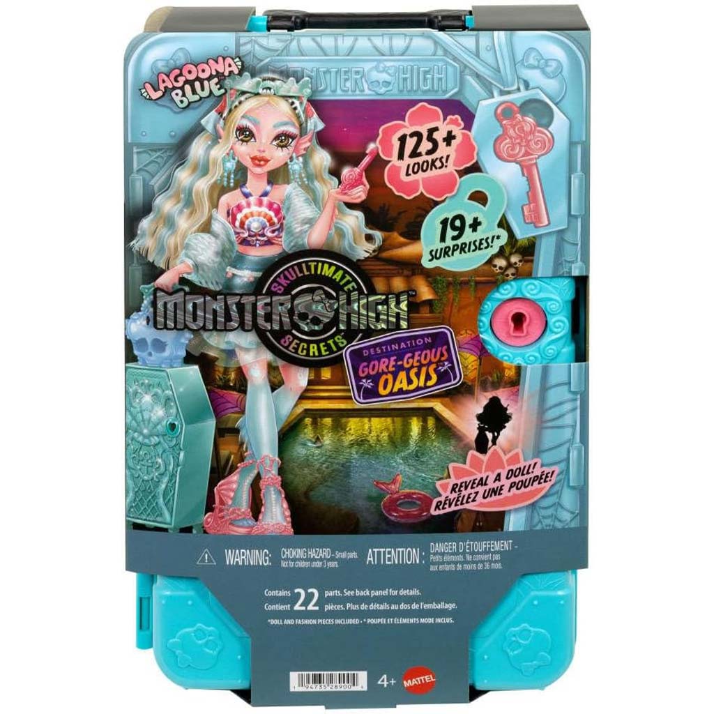 Monster High Schrecklich gute Freundschaftsgeheimnisse: Gruselige Reise Lagoona Blue Puppe – Mattel kép 2