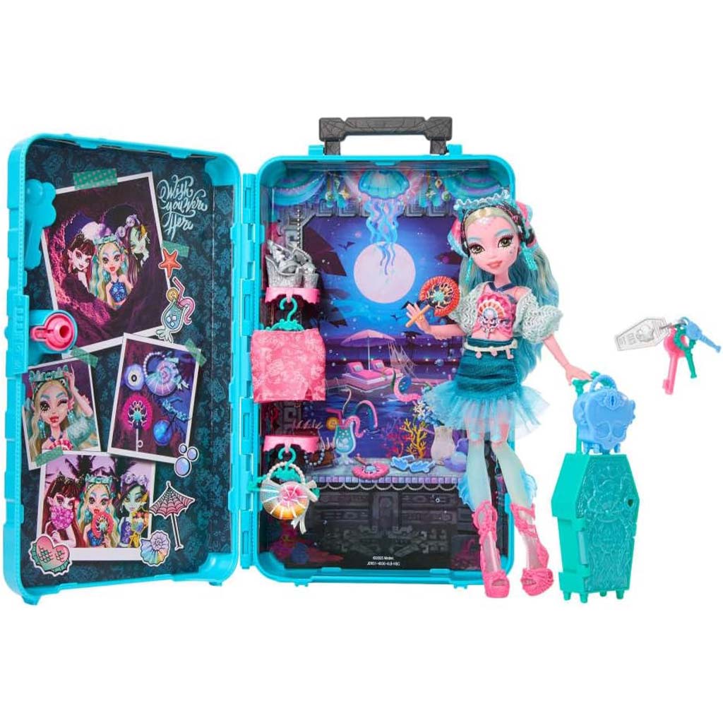 Monster High Schrecklich gute Freundschaftsgeheimnisse: Gruselige Reise Lagoona Blue Puppe – Mattel kép 3