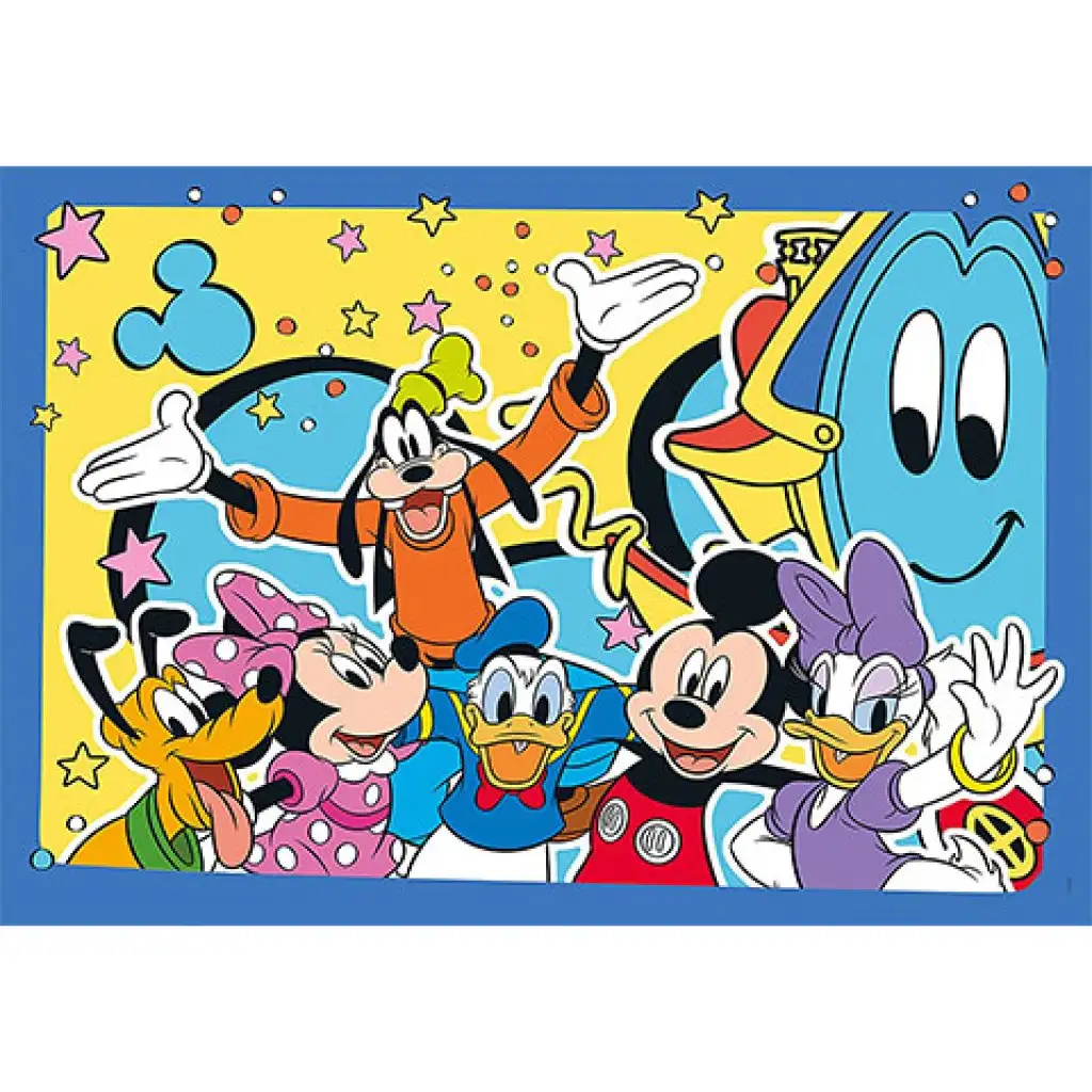 Mickey Maus und seine Freunde Supercolor 2-in-1 Puzzle 2x20 Teile - Clementoni kép 2