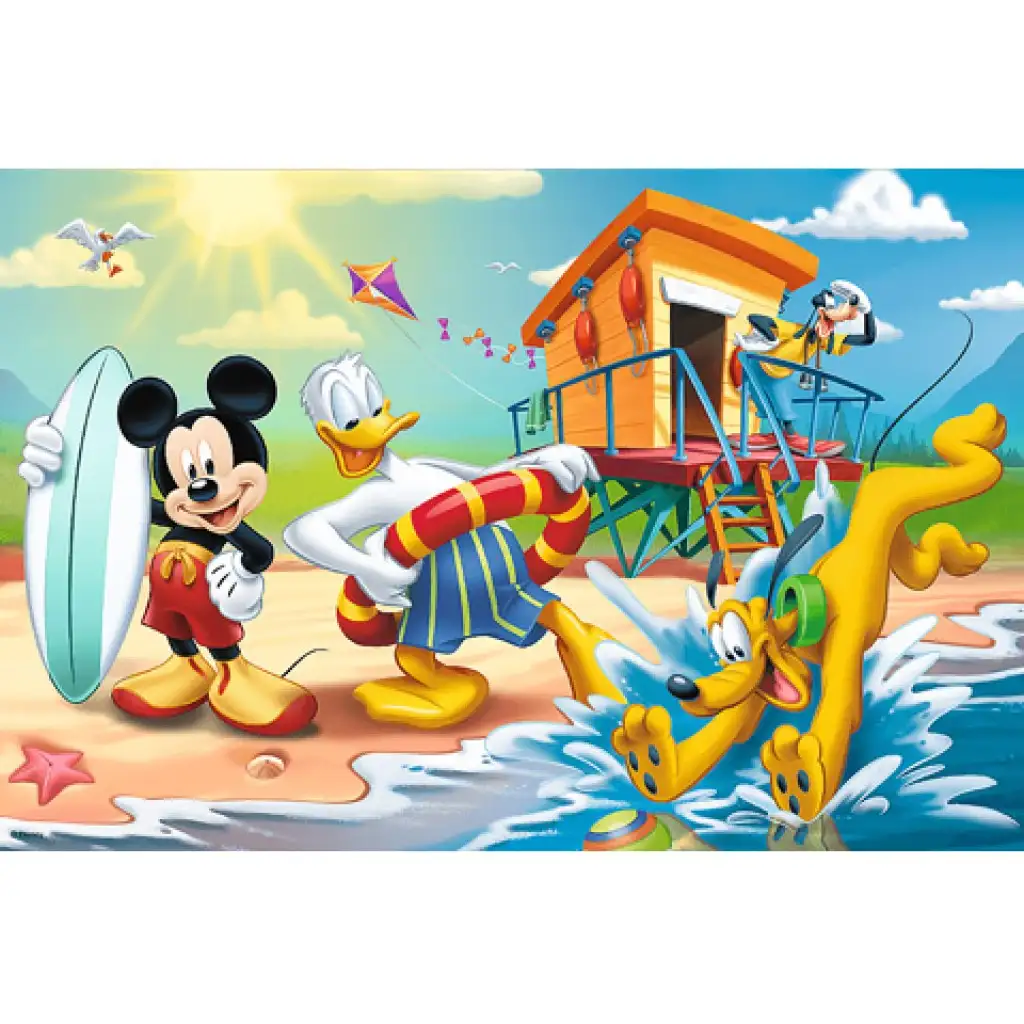 Mickey und seine Freunde am Strand 60-teiliges Puzzle - Trefl kép 2