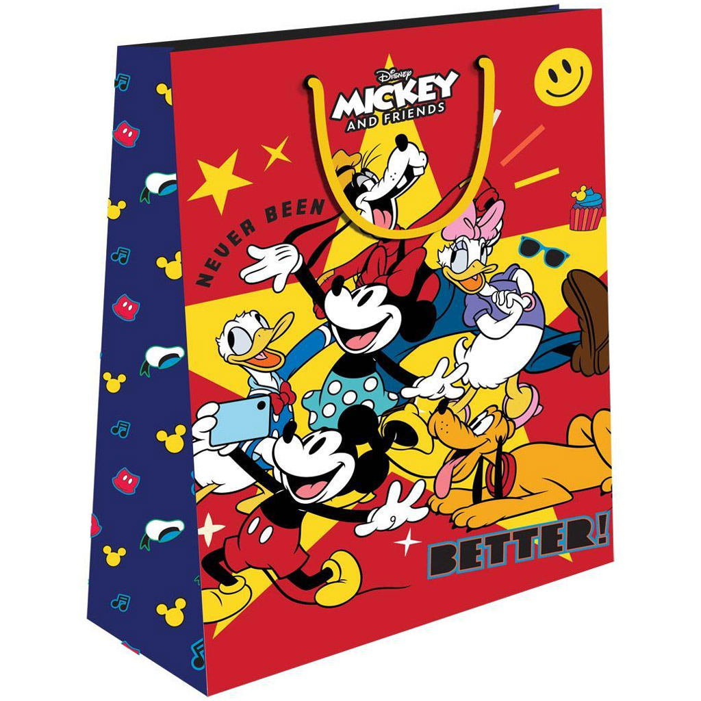 Luna: Mickey egér és barátai mintás ajándéktáska 33x12x45cm kép 1