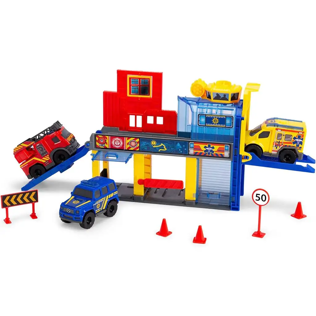 Micro SOS Station Set - Dickie Toys kép 2