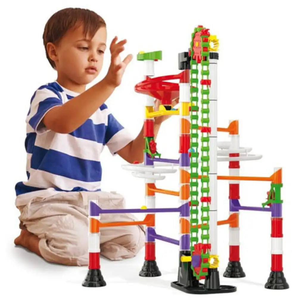 Quercetti: Migoga Kugelbahn mit Aufzug, 150 Stück kép 3