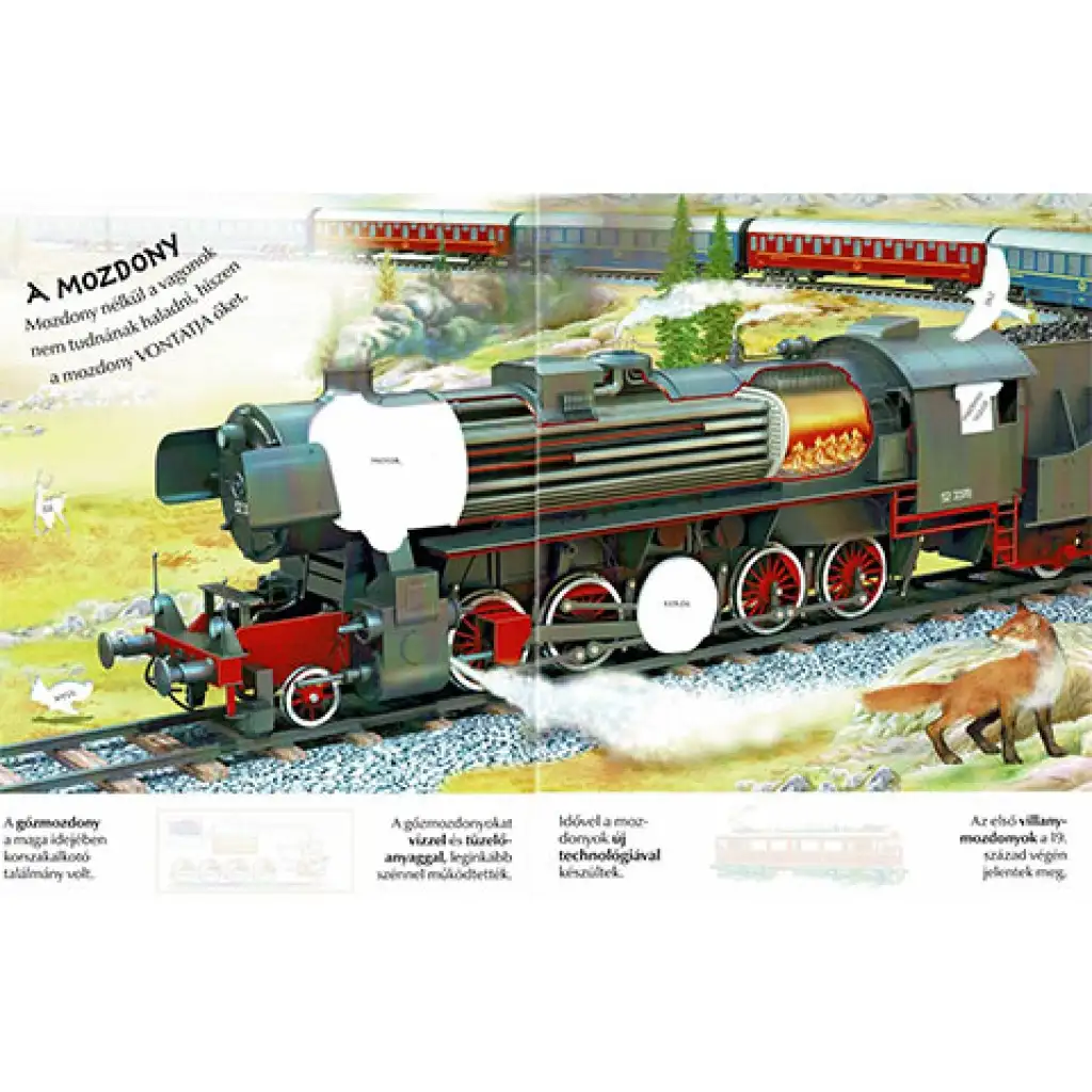 Wie interessant ist die Welt... Züge Stickerbuch kép 2