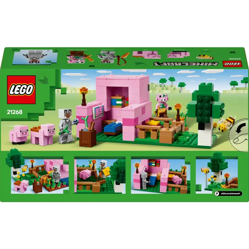 LEGO® Minecraft: Das Schweinehaus (21268) kép 2