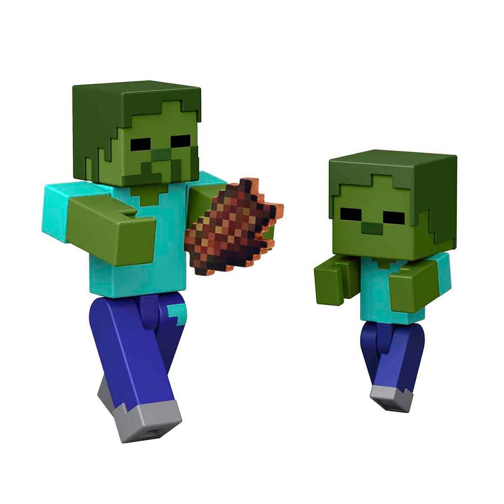 Minecraft: Zombie-Pfeilfalle Actionfigur – Mattel kép 2