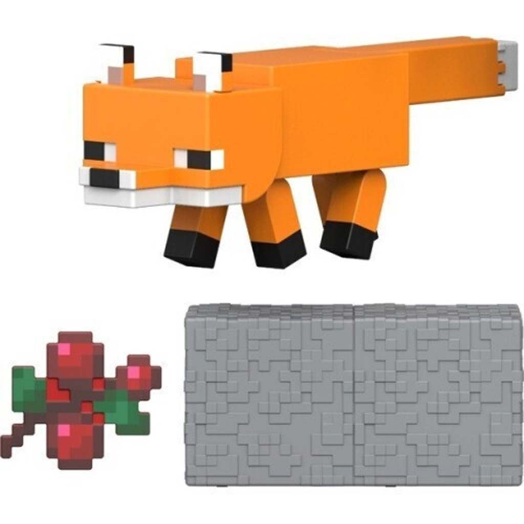Minecraft: Fuchs-Spielfigur mit Zubehör – Mattel kép 2
