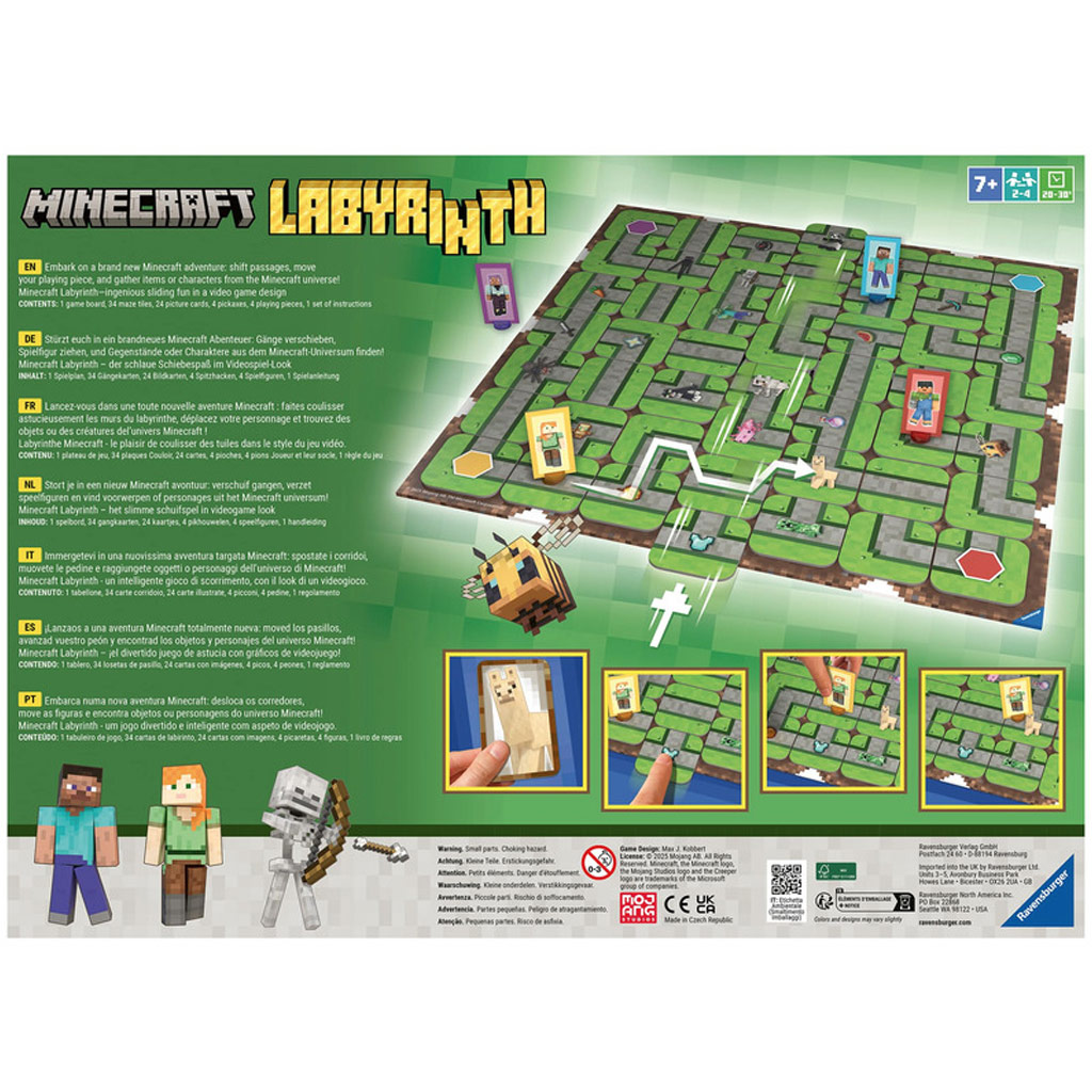 Minecraft Labyrinth Brettspiel - Ravensburger kép 3