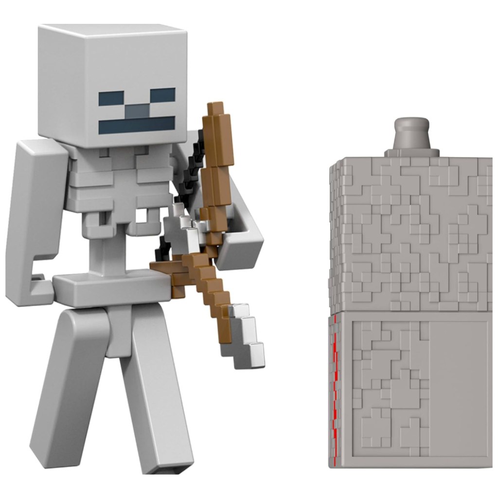 Minecraft Skelett-Figur - Mattel kép 2