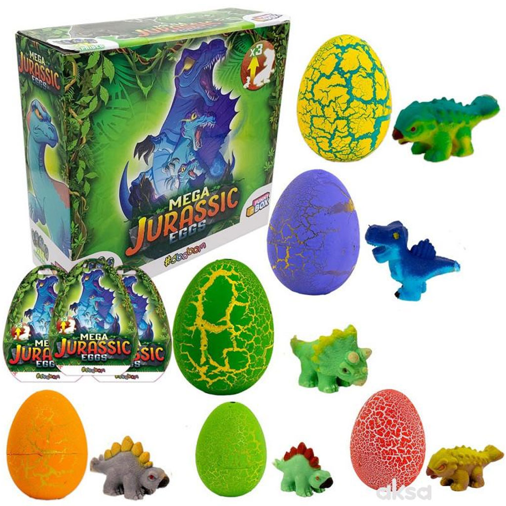 Mini-Überraschungs-Dino-Ei mit Figur, 1 Stück