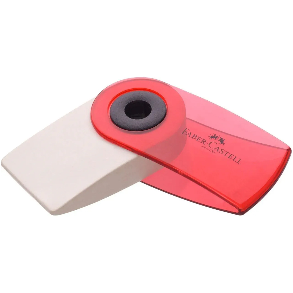 Faber-Castell: Sleeve Mini-Radiergummi mit Hülle, verschiedene Ausführungen, 1 Stück kép 2