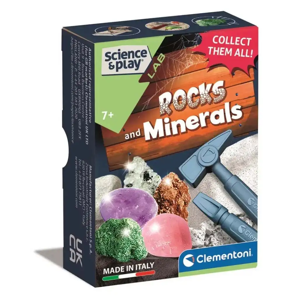 Mini-Archäologie-Set - Mineralien und Edelsteine - Clementoni