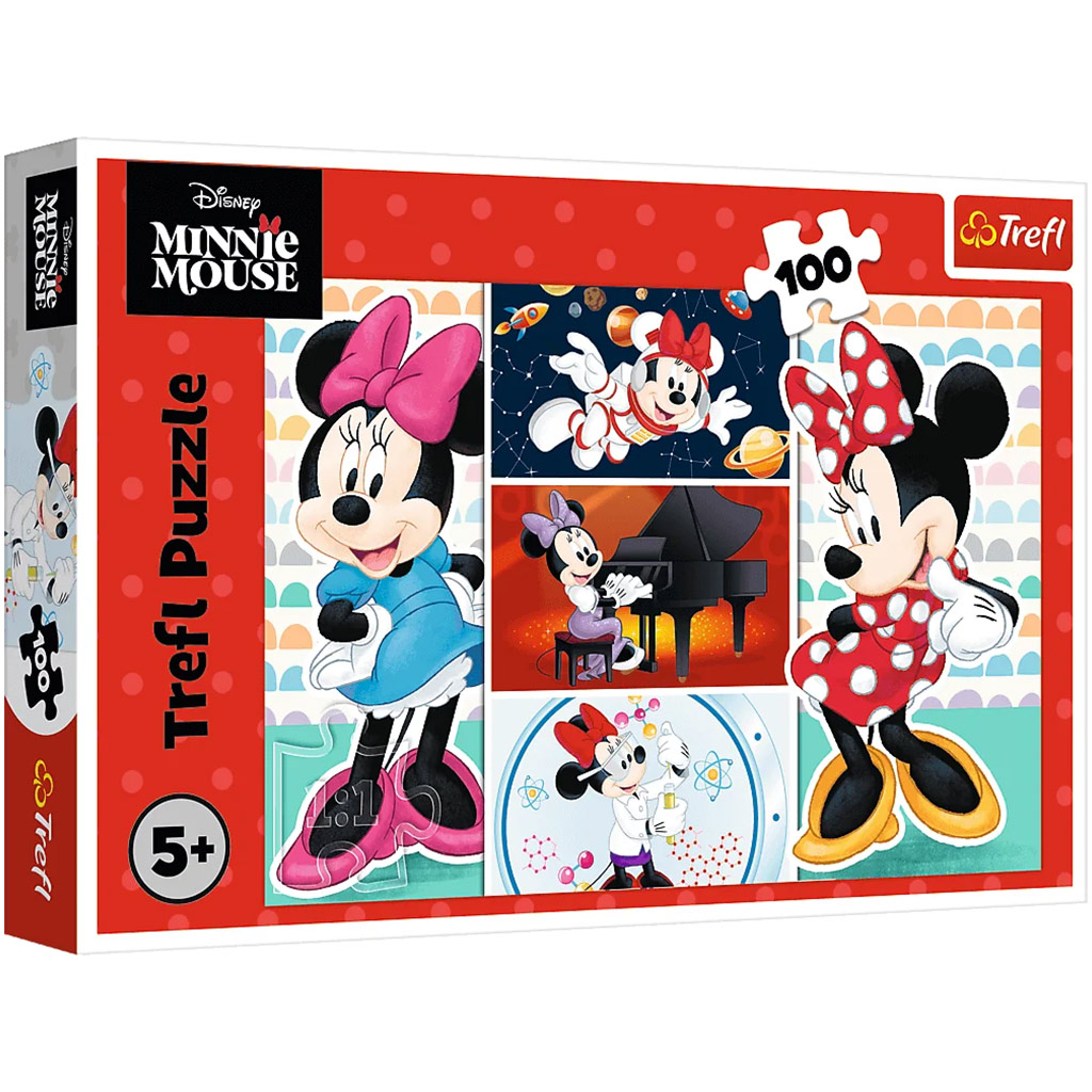 Disney: Minnie Maus 100-teiliges Puzzle - Trefl