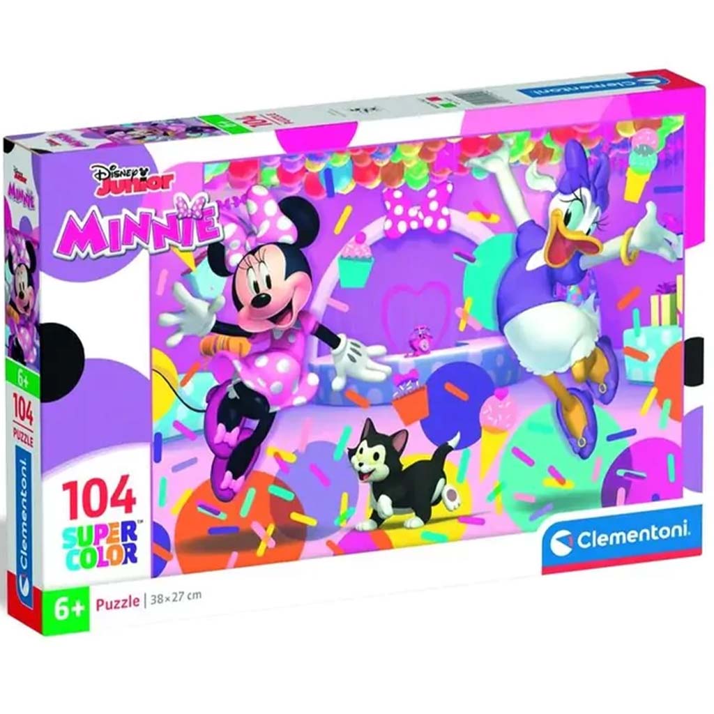 Minnie Maus 104-teiliges Supercolor Puzzle – Clementoni
