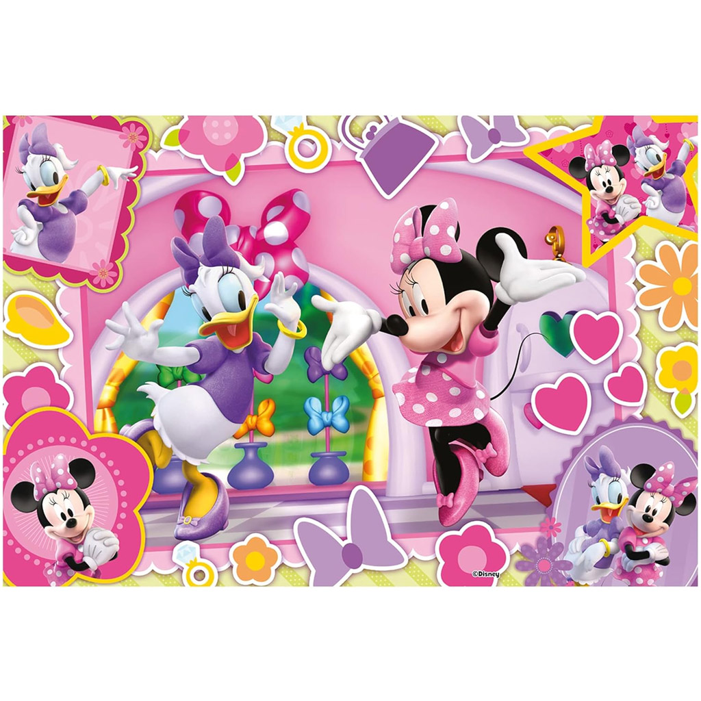 Minnie Maus 2-in-1 Puzzle und Malset, 60 Teile, 50x35 cm – Lisciani kép 2