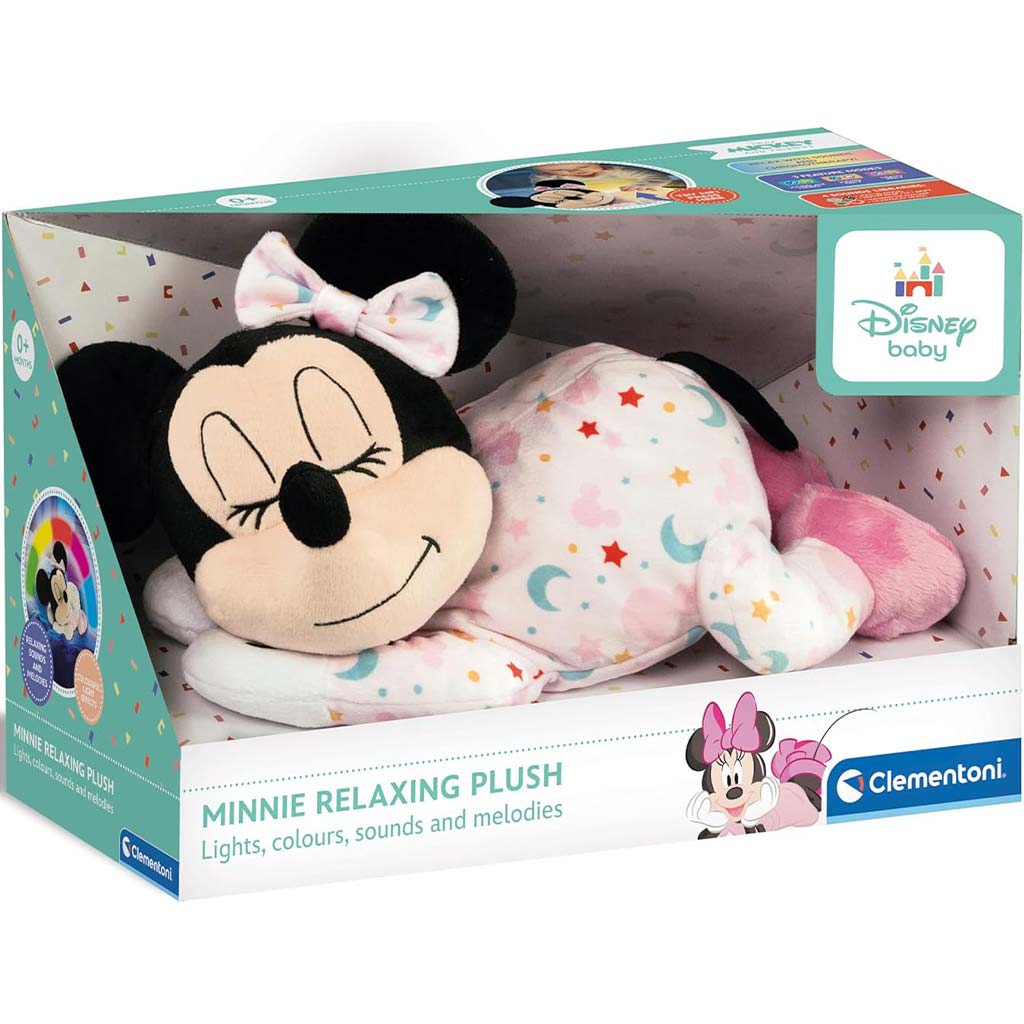 Interaktive Plüschfigur „Schlafende Minnie Maus“ – Clementoni