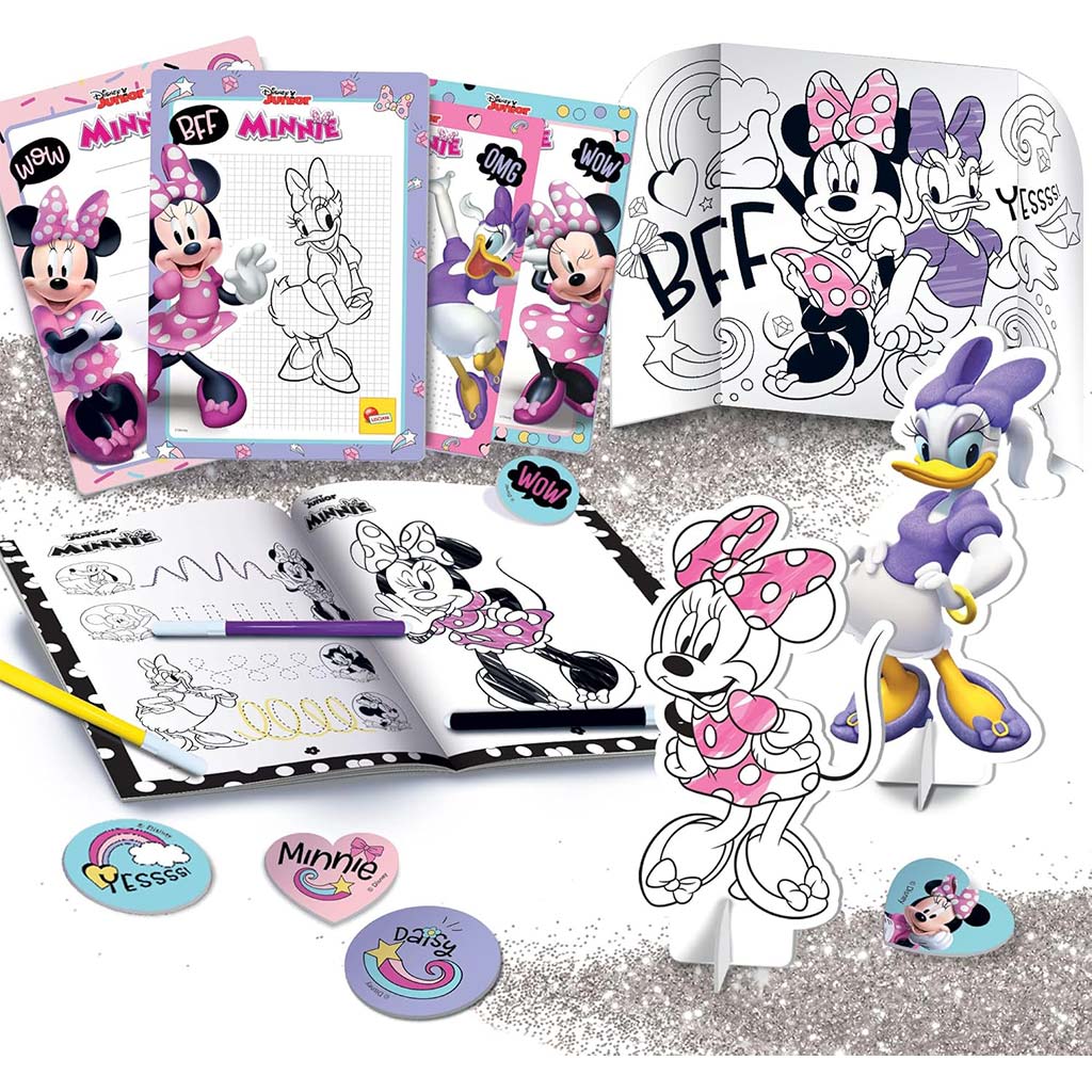 Minnie Maus Zeichenschule im Rucksack - Lisciani kép 2