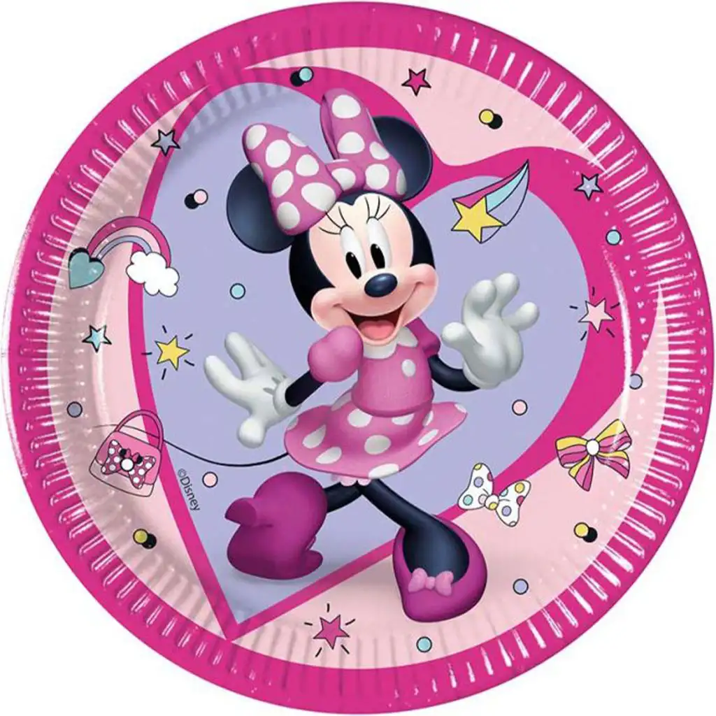 Disney+Minnie Maus 8er-Papierteller-Set 20cm