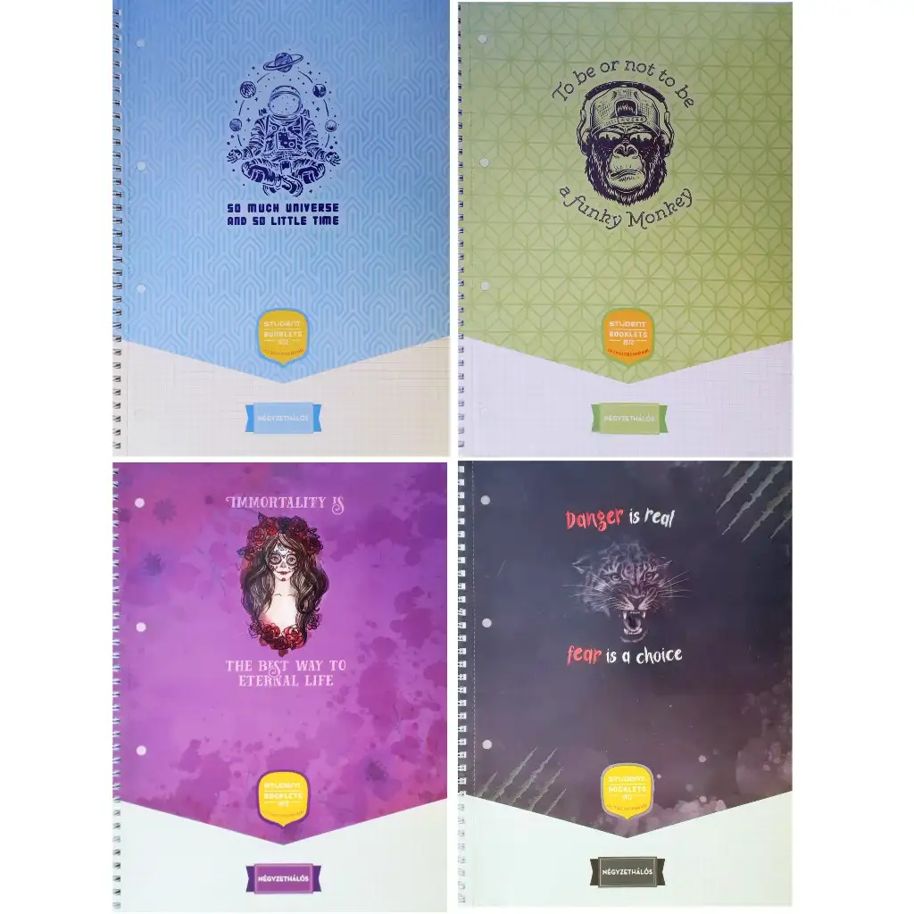 ICO: Student Art Einfaches Spiralheft A/4 70 Blätter