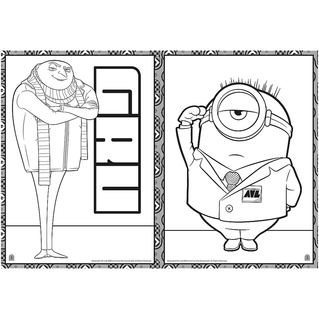 Minions Malbuch – Trefl kép 2