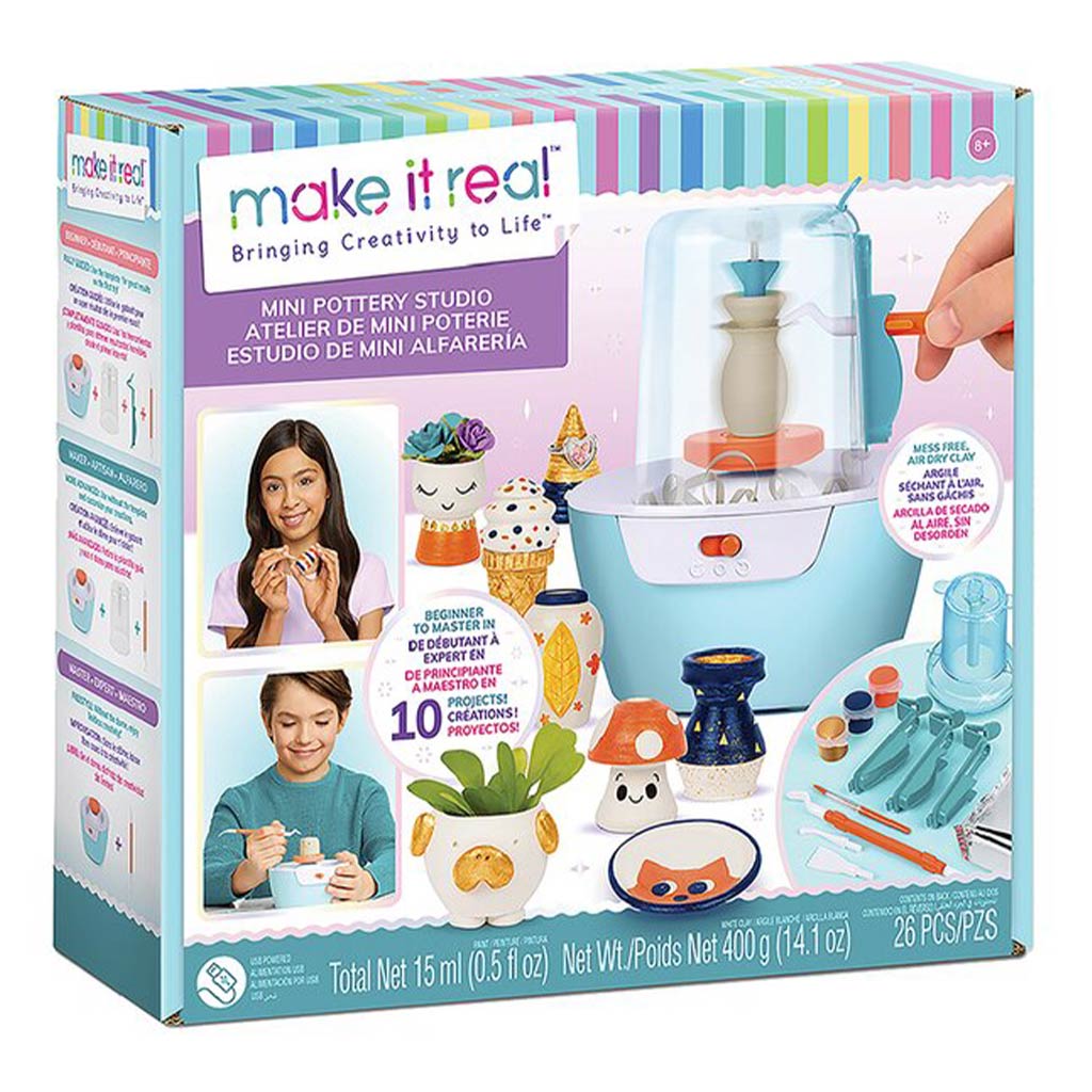 Make It Real: Mini-Töpferscheibe Spielset