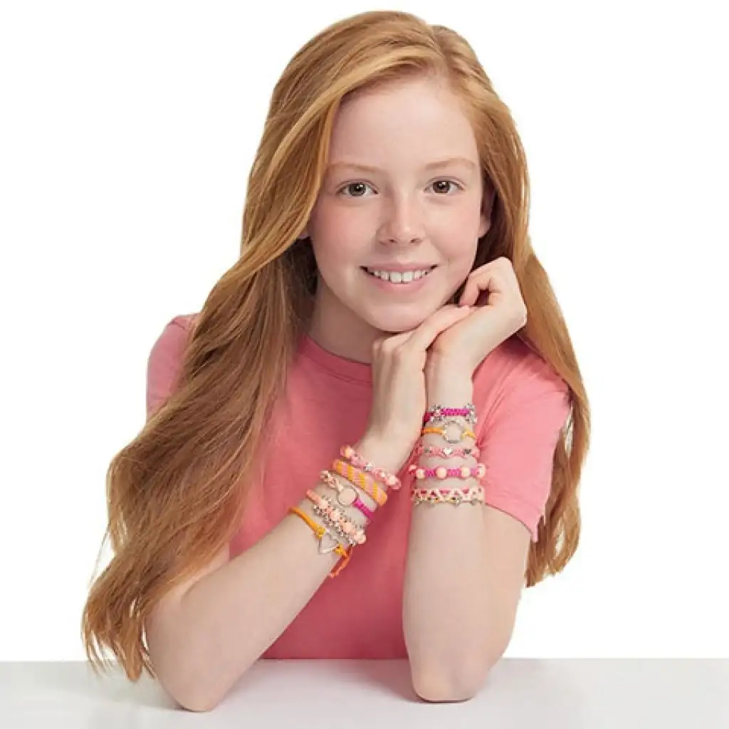 Make It Real Schmuckherstellung, Makramee Freundschaftsarmbänder kép 4